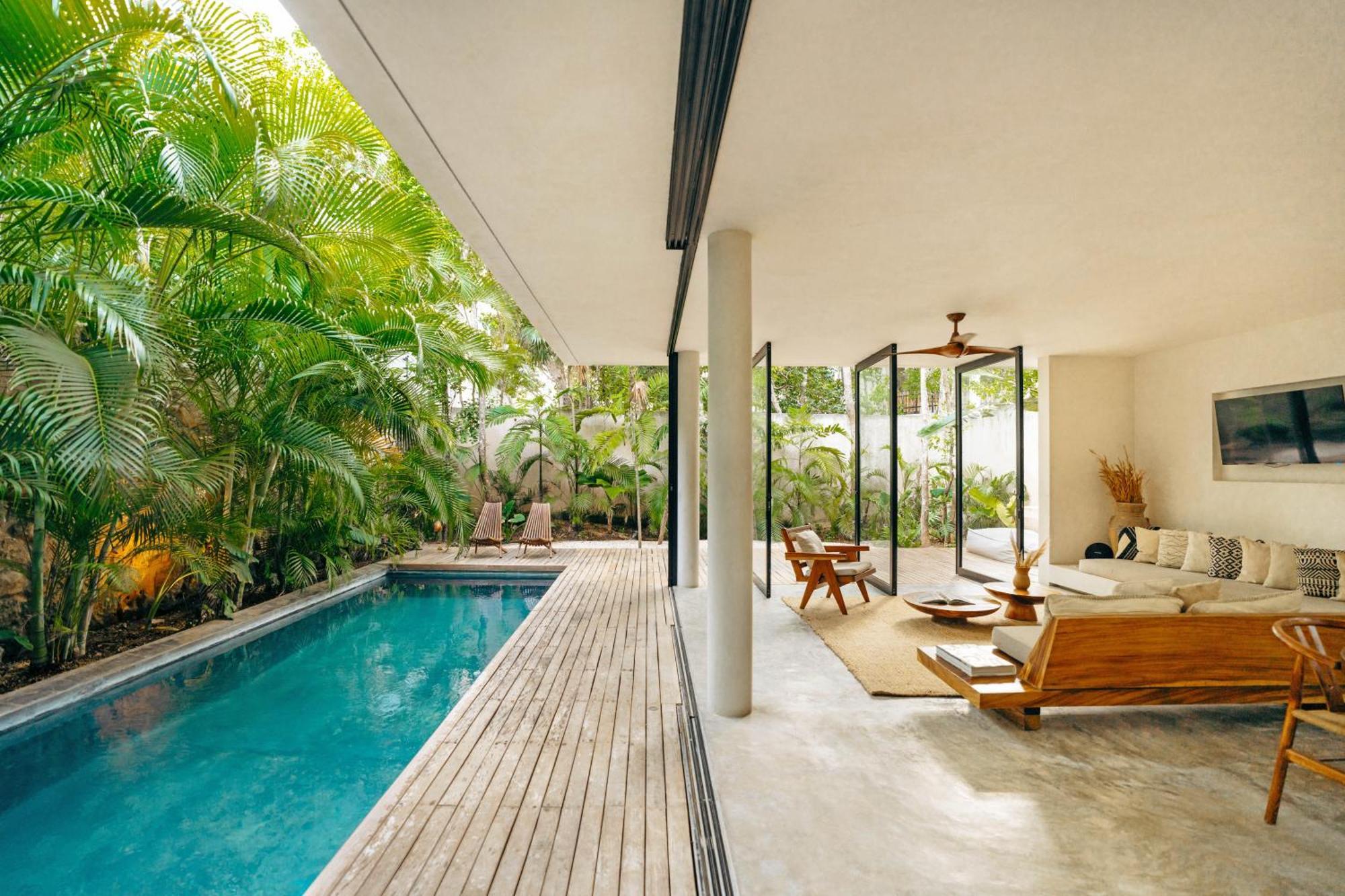 Casa Areca, Awarded Architectural Villa Located In A Secured Gated Community, With Concierge Services Тулум Экстерьер фото
